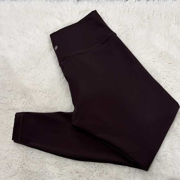 Lululemon Dark Brown High-Waisted Leggings,Size 12. - Picture 12 of 17
